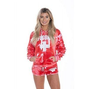 Lifeguard red tie dye hoodie